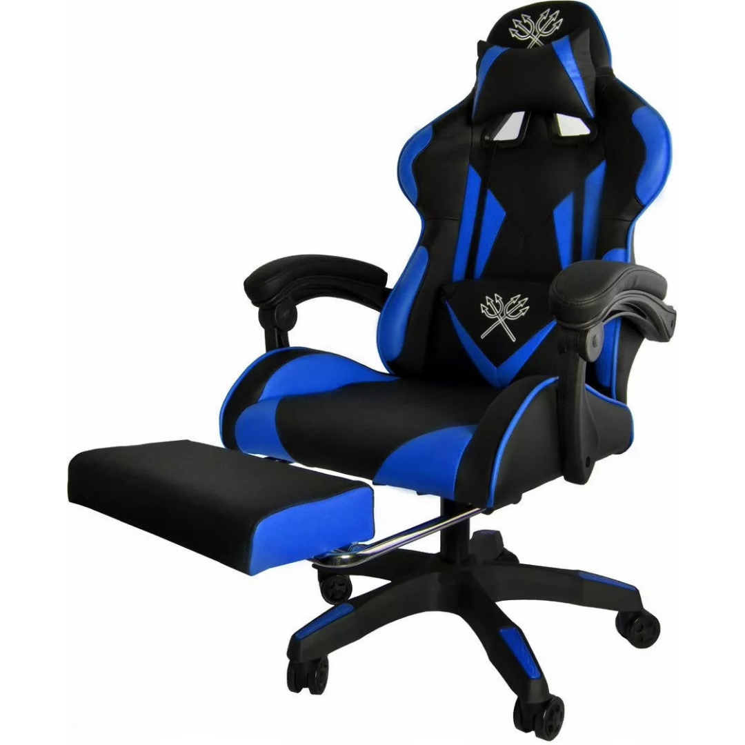 fotel gamingowy niebieski